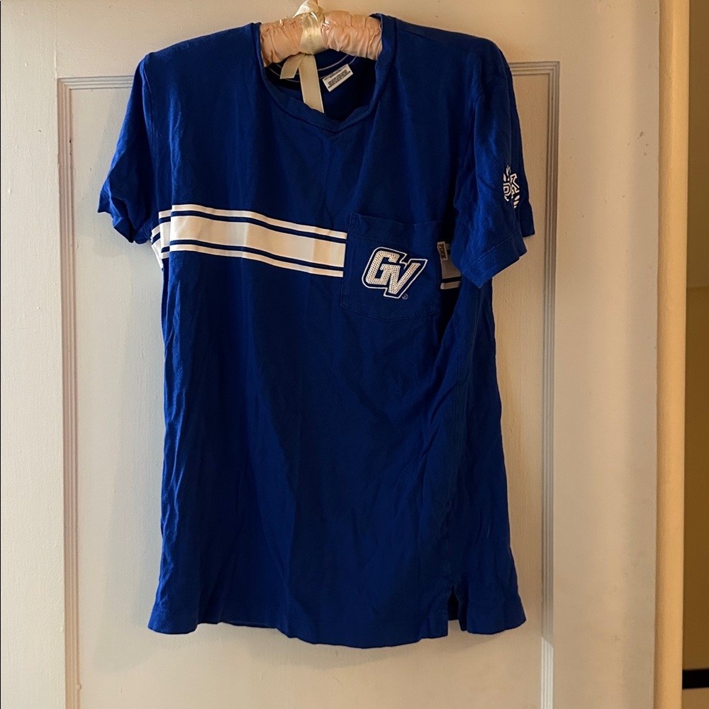 PINK Victoria's Secret Blue Short Sleeve Tee